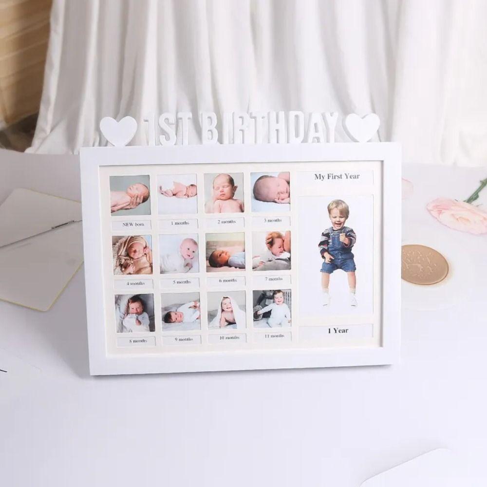 

PVC Baby Memorial Photo Frame Creative Newborn Birth Growth Album Growing Memory Gift