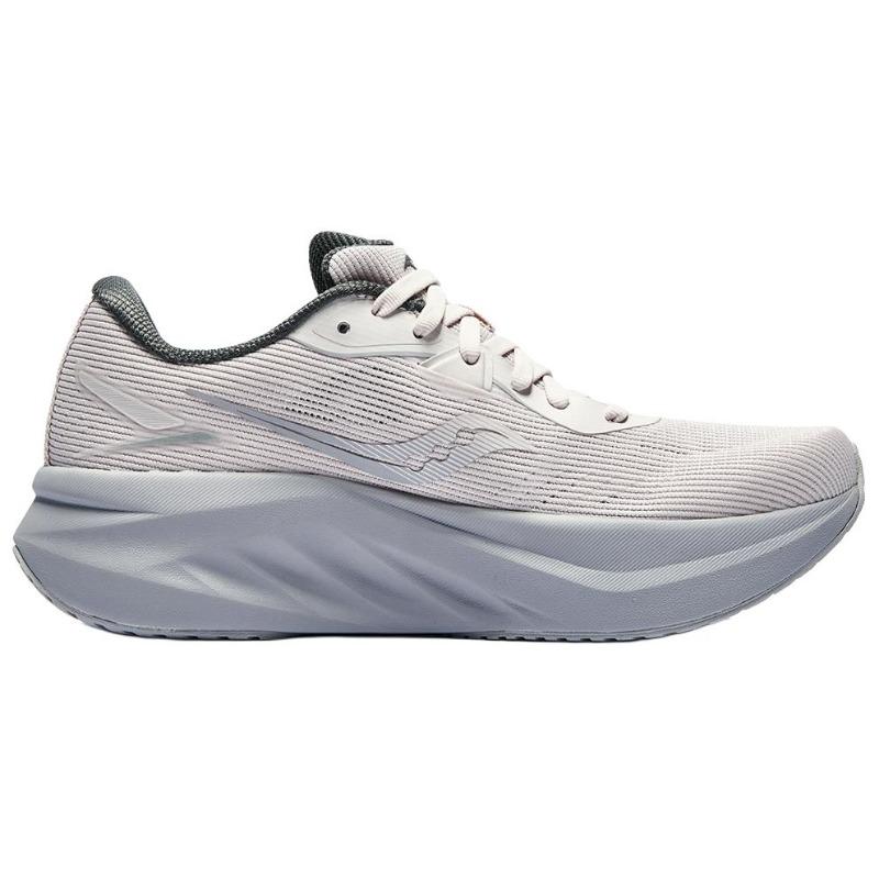 Saucony TIDE 3 women low-top running shoes grey purple nylon plate comfortable non-slip durable S18241-1