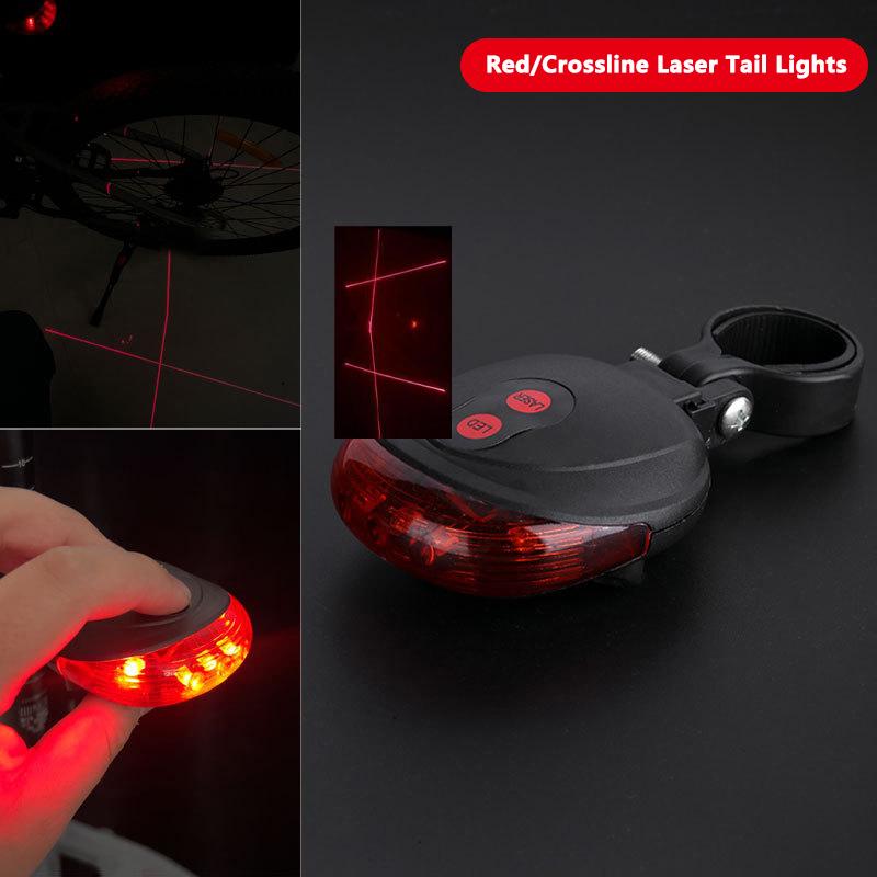 

Велосипедный лазерный задний фонарь 5 светодиодов параллельный линейный лазерный задний фонарь горный велосипед предупреждающий фонарь красный