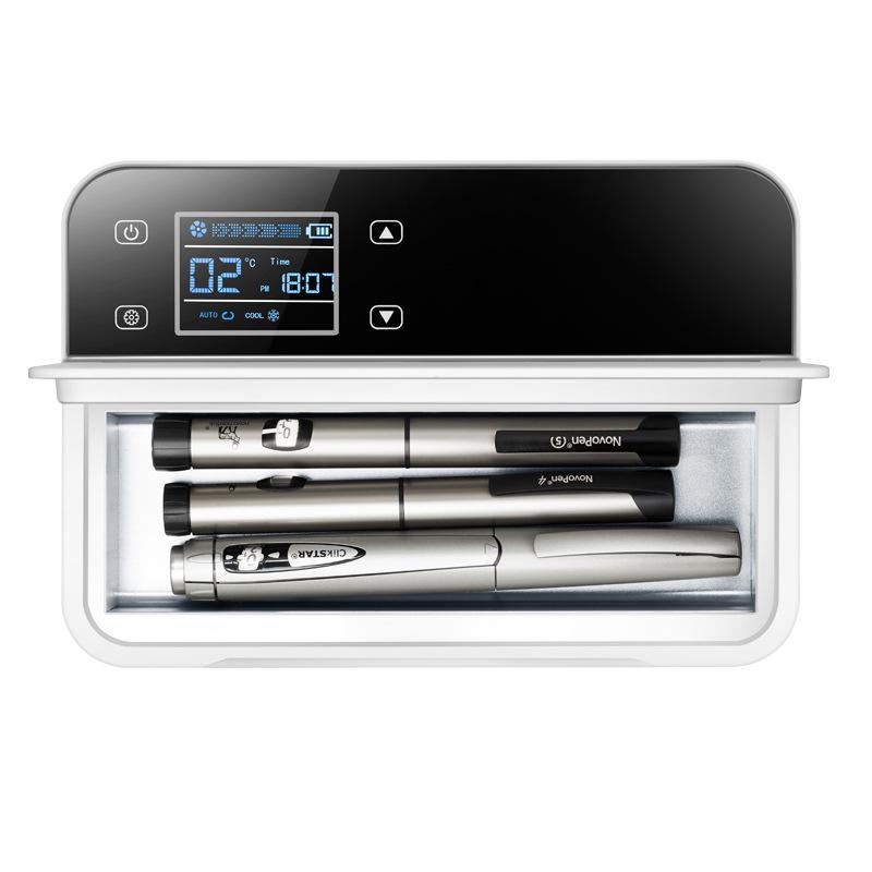 Portable Mini Insulin Refrigerator with Rechargeable Temperature Control