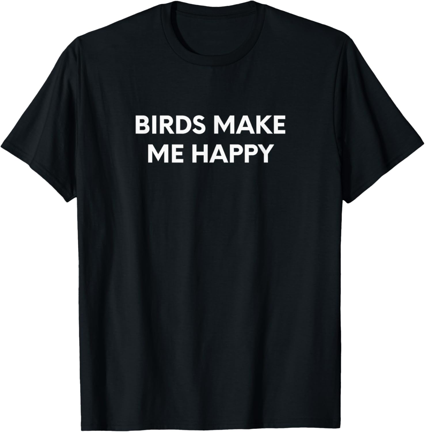 Birds Make Me Happy T-Shirt S разноцветный