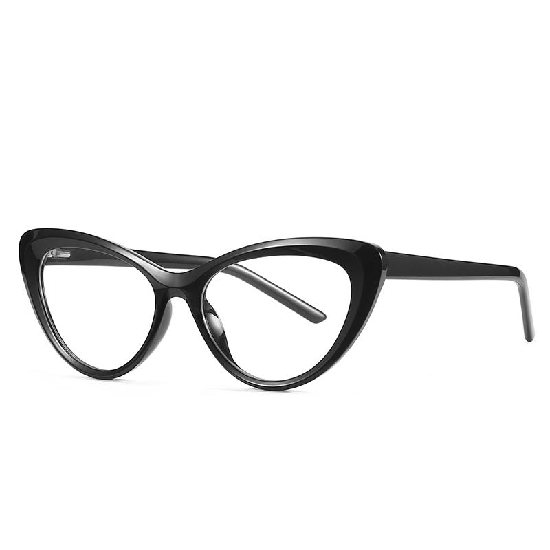 0 -0.5 -0.75 To -6.0 Spring Hinge Cat Eye Nearsighted Glasses For Women TR90 Anti Blue Rays Hyperopia Eyeglasses +0.5 To +4.0