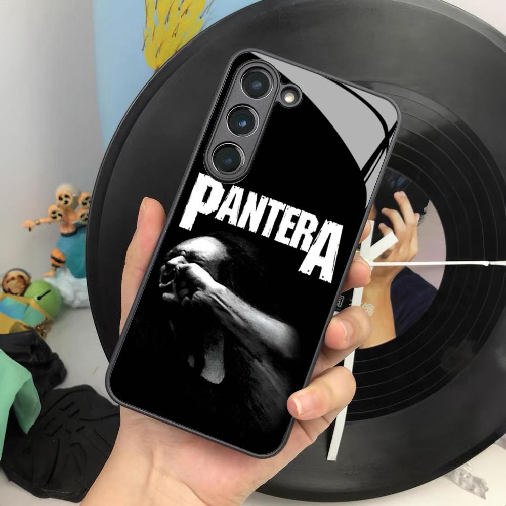 Pantera Ritual Metal Band Phone Case for Samsung Galaxy S24 S23 S22 S21 S20 A24 A34 A54 A53 Note20 M54 Fe Ultra Plus Glass