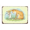 Guess How Much I Love You Classic Rabbit Illustration Metal Sign Customized Wall Plaque Living Room Wall Cave Tin Sign Poster