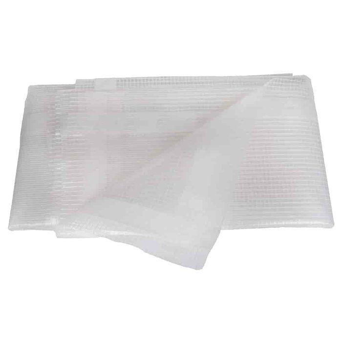 Tarpaulin Gitterfolie Transparent 6x10m (60m²) - UV Protection, Tear-resistant