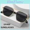 Beam Metal New Box Double Sunglasses Fashionable And Versatile Multicolor Styles Trendy Punk Style Uv Resistant Travel Glasses