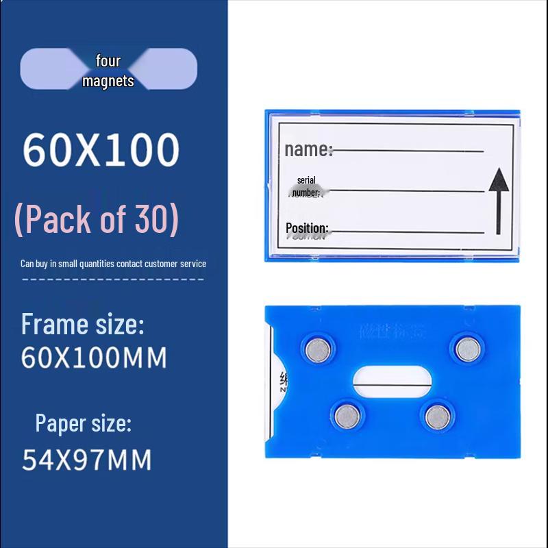 Magnetic Warehouse Shelf Labels