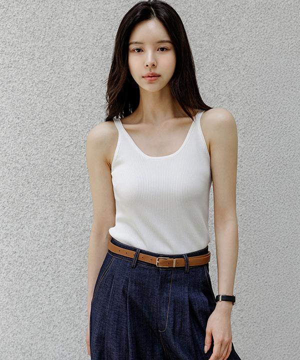 Peulenchisikeu Otway Ribbed Sleeveless Knit_F6H439Ts