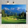 1pc golf course polyester backscreen banner - Multi-functional home decoration, wedding, birthday, anniversary
