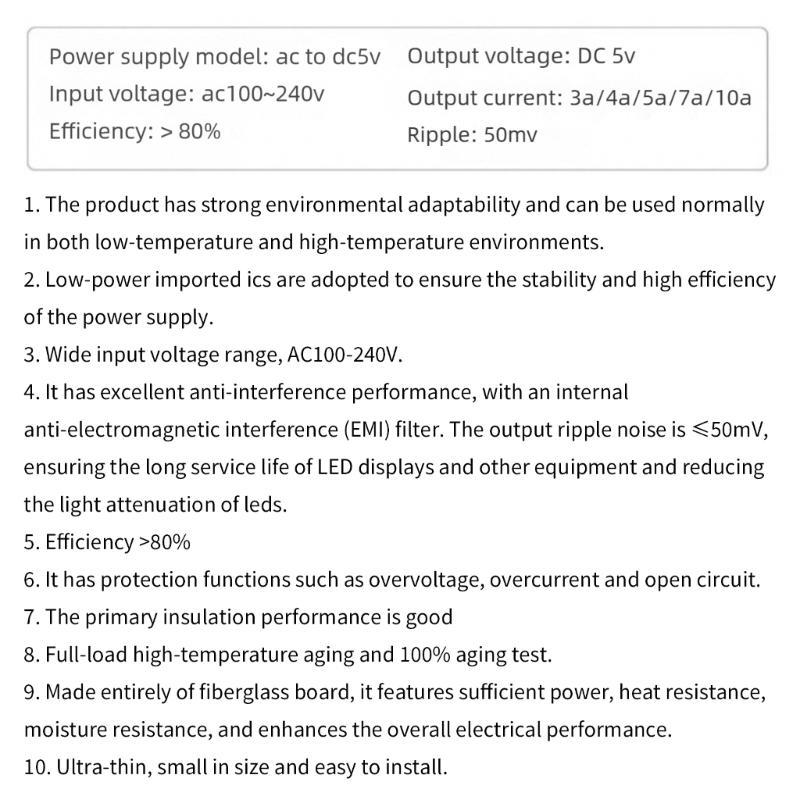 Efficient Power Converter Module AC220V To DC5V 3A Output High-Efficiency Conversion Circuit Stable Output