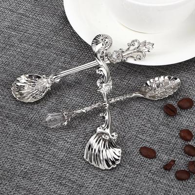 Kitchen Tableware High Quality Teaspoon Set Vintage Coffee Spoon Ergonomically Designed Spoon Set For Bar Dessert Table Coffee