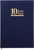 Toyo Tosho Publishing Diary You Can Start Anytime B5 Cloth Covered Hard Cover Gold Foil Stamping 10-year