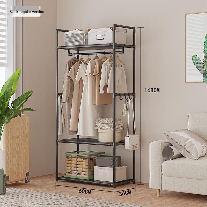 Elegant Multifunctional Coat Rack with Wheels - Japanese and Korean Style