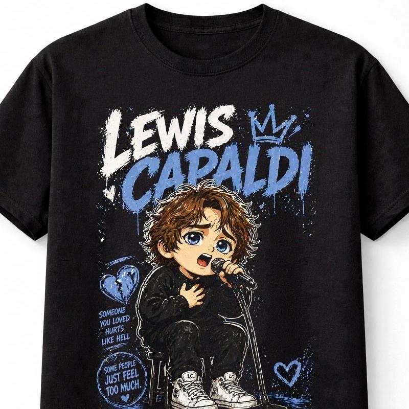 Lewis Capaldi Someone You Loved Graphic Tee Pop Music Unisex T Shirt S