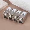 Jack Keystone Cat6A Cat7 Tipo Sin Herramientas Rj45 Stp Cat7 Módulo de Aleación de Zinc Adaptador Acoplador Para 22 A 26 Awg