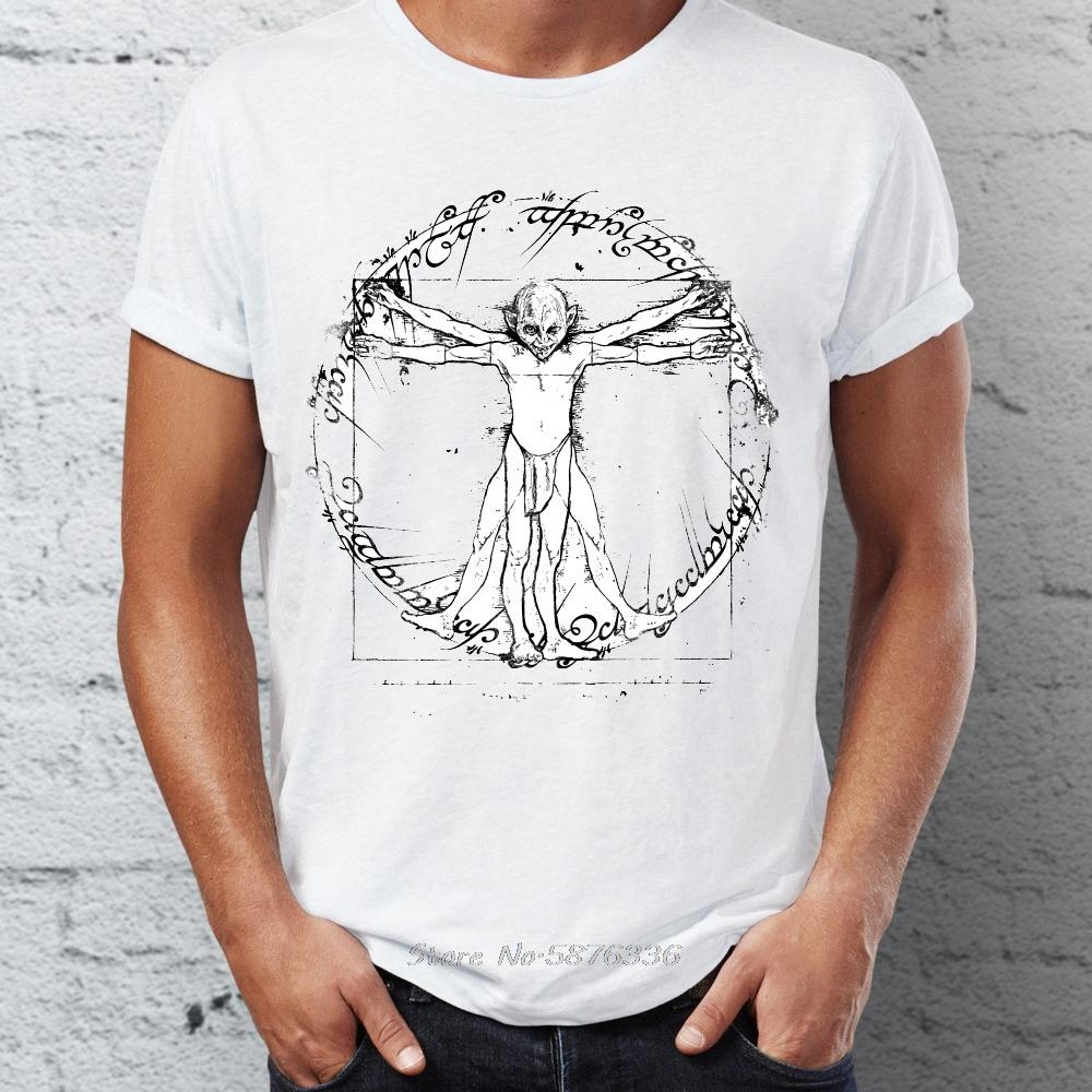 Mens T Shirt Vincent Van Gogh The Starry Night With Middle Earth Sauron Tower Printed Tees