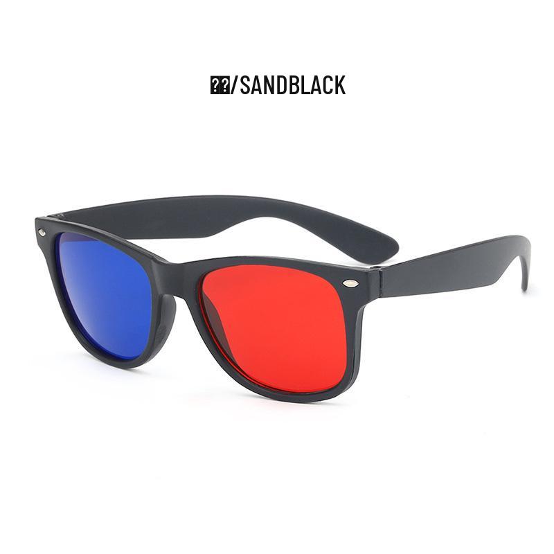 Clip-on Red-Blue 3D Lenses for Large Frames