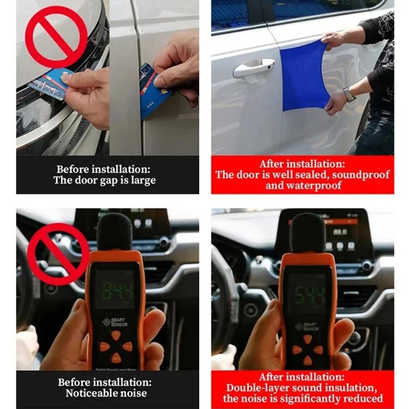 5Meters/Set Car Seal Strips Thickened Auto Weatherstrips Soundproof Rubber Car Sealing Strip Auto Noise Insulation Accessories