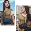 KiU 300D Front Pocket Mini Shoulder and Perfect for Outdoor and Bag, Water-Repellent Waterproof, Activities, Festivals, Casual, Cute, Stylish, Unisex,