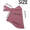 Retro Snap Fastener Ramadan Hijab Soft Breathable Triangle Hair Scarf Adjustable Elastic Islam Headwrap Hair Accessories