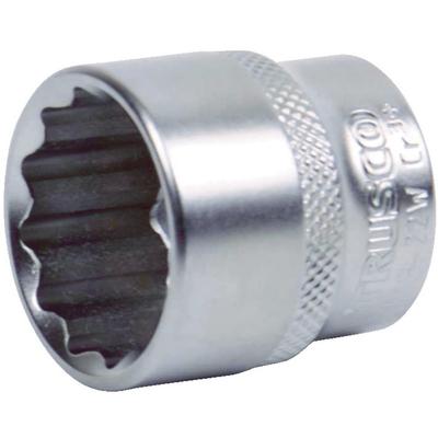 TRUSCO 50mm Width TS6-50W 12-Point Socket, 19.0mm Drive,