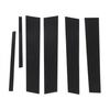 Fits Honda Accord 2008-12 Pillar Posts Cover Door Trim Window Decal Piano Black