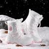 Girls' Pink Winter Snow Boots: Non-Slip, Warm, Fashionable, Perfect for Older Kids