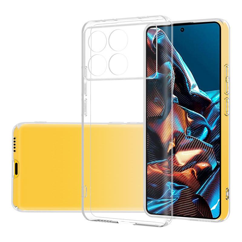 For Xiaomi Poco F6 Pro 5G/Redmi K70 5G/K70 Pro 5G Phone Case Clear Shell Anti-Scratch TPU Phone Cover