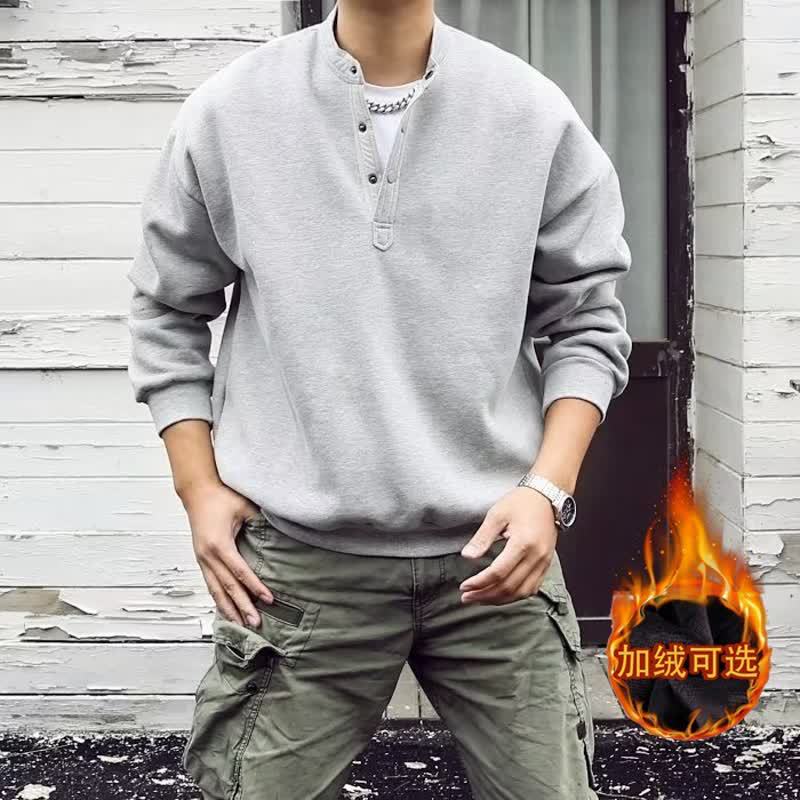 

Men s Padded Warm Fashionable Large Size Heavy Sweater Soft Quality Fabric Sweater Loose Casual Sports Long-sleeved T-shirt Bottoming Shirt 8XL