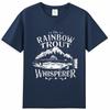 Relaxed Fit For Her Oneck Tshirt Streetwear The Rainbow Trout Whisperer Mountain Fish Design Cool For Her Teeshirt New Tee