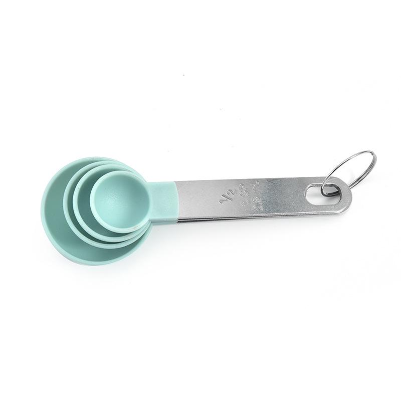 8-Piece Measuring Spoon and Cup Set with Stainless Steel Handles for Baking