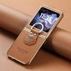 Portable Finger Ring Leather Case for Motorola MOTO Razr 70 Ultra 2026 2026 Razr 60 50 5G 2026 Razr70 Razr60 Razr50 Covers