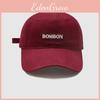 Letter Embroidered Bombon Baseball Cap Men Women Spring Casual Adjustable Hat
