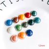 Mixed Colors Ceramics Porcelain Glass Cabochons 8/10/12/14/16Mm Cameo Flat Back Cabochon Supplies For Diy Jewelry Finding