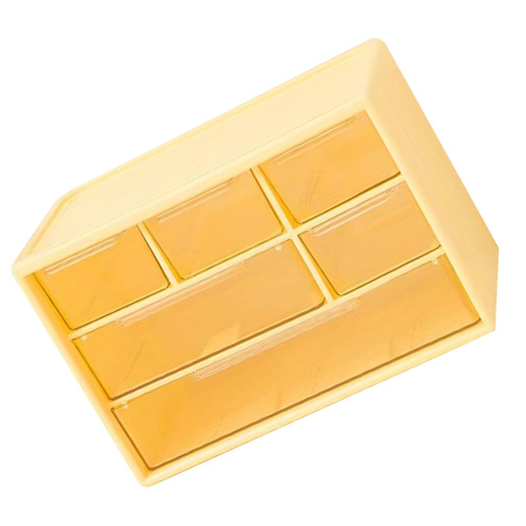 Desktop Storage Box Plastic Space Saving Large Capacity Desktop Drawer   for Dressing Table   School