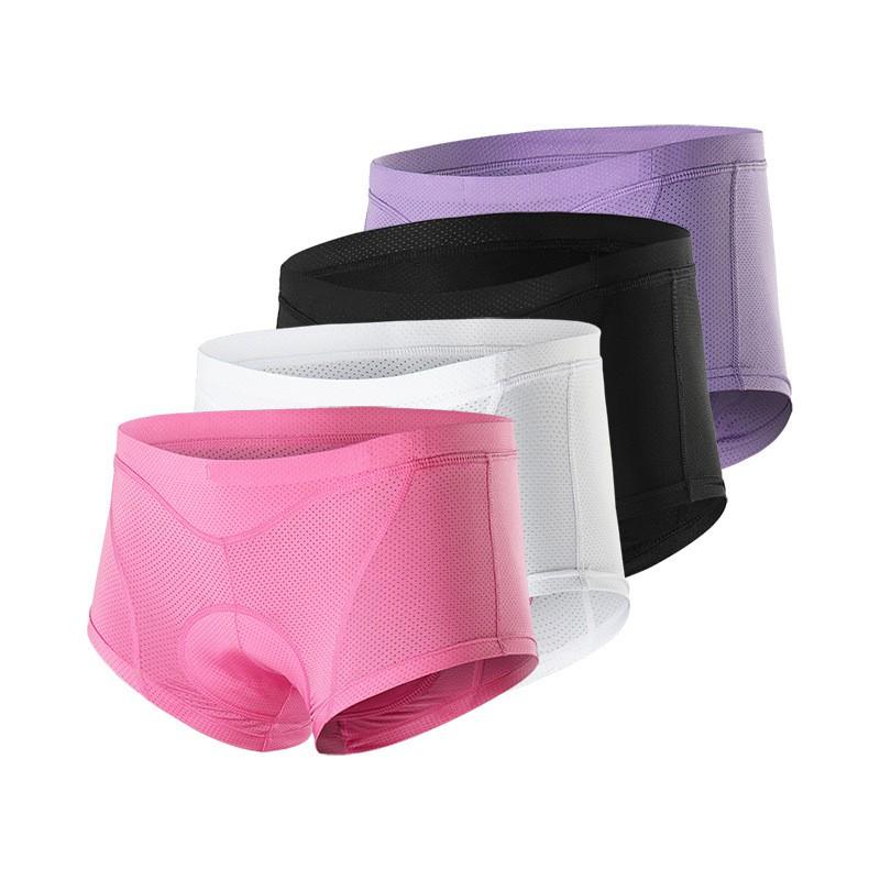 Womens Cycling Shorts With Thick Padded Chamois Quick-Dry Breathable Bike Underwear Road Mountain Riding