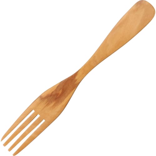 Wooden Salad Fork, Cutlery, Approx. 18cm, Olive Natural Wood, TL190905OL