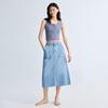 GAP Women's Logo Embroidered Rib Knit Henley Vest