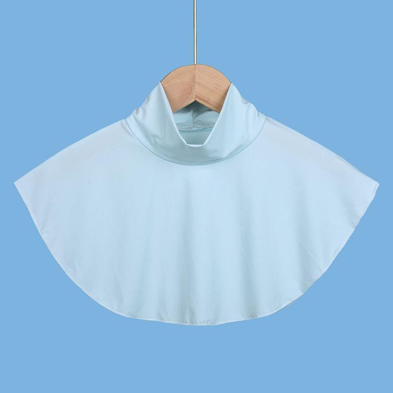 Soft High Elastic Neck Cover Ramadan Hijab Cover Headwrap Full Fake Collar High Collars Turtleneck Scarves Wraps