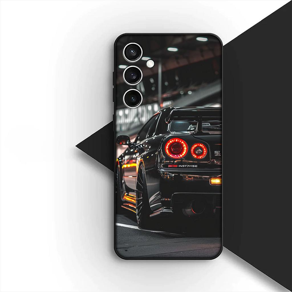 Supercar Super Car Cartoon Taillights Cover for Xiaomi Redmi Note 12 11 10 Pro 10A 10C 12C 13C Note12 12Pro Coque Phone Case