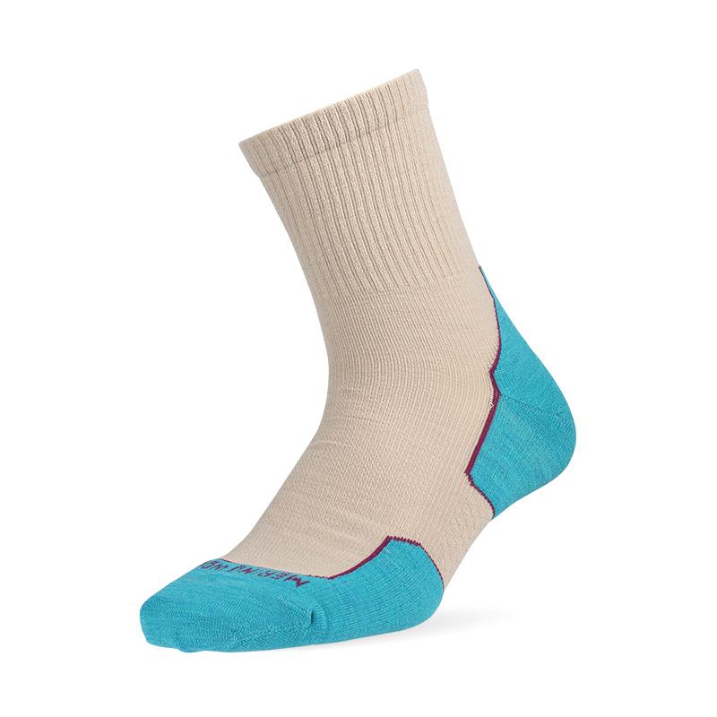 ZEALWOOD Marathon Laufsocken, Herren Damen Outdoor Merino Wolle Sport Kompressionssocken Atmungsaktiv Gepolstert Radfahren 1/3 Paare