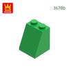 53Pcs/lot 3678 Roof Tile 2X2X2 Dots 65degree Block Moc Hue Accessories Compatible featuring Brick DIY Children's Plaything Assembly