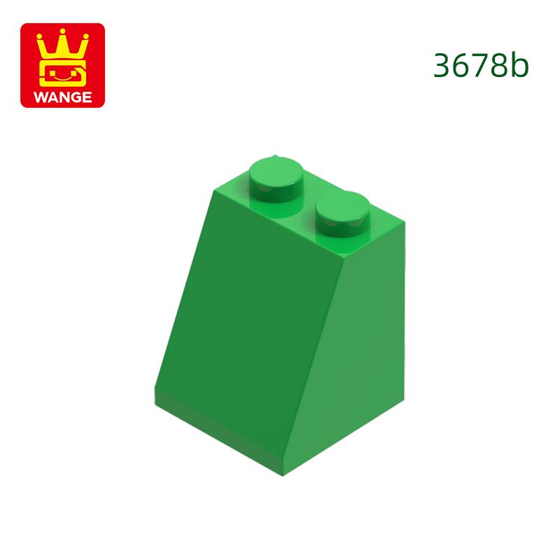 53Pcs/lot 3678 Roof Tile 2X2X2 Dots 65degree Block Moc Hue Accessories Compatible featuring Brick DIY Children's Plaything Assembly