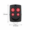 Multifrequency Remote Control Copy Duplicator Garage Gate Door Remote  Remote Control System