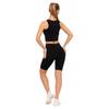Women's Shorts Moraj Polyamide Push-Up High Waist Black Fitness Shorts