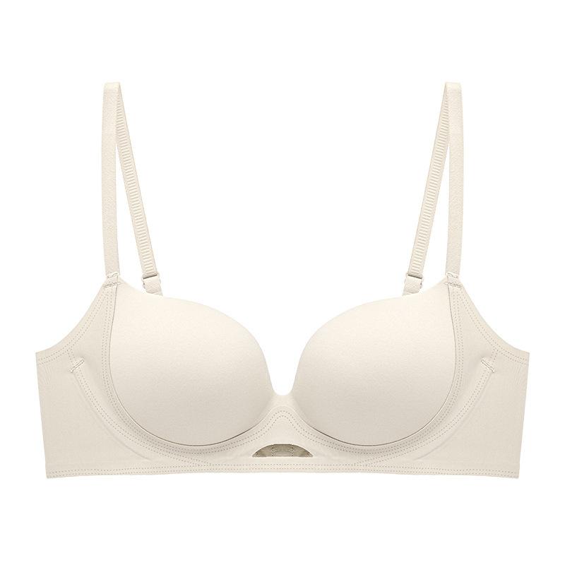 New Seamless Bra for Women, Breathable and Comfortable, Gathering Thick Small Bust Student Party Bra