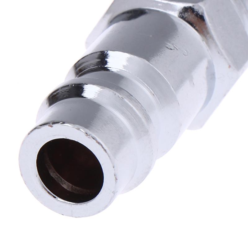 1/4" Dış Dişli Pnömatik Hızlı Bağlantı Elemanı Erkek Konnektör Us Eu Tarzı Birleştirme Konnektörü