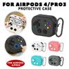 3D Game Console Protective Case For AirPods Pro 3 Cases Cover Liquid Silicone Design Earphone Protective Case With Cleaner Kit
