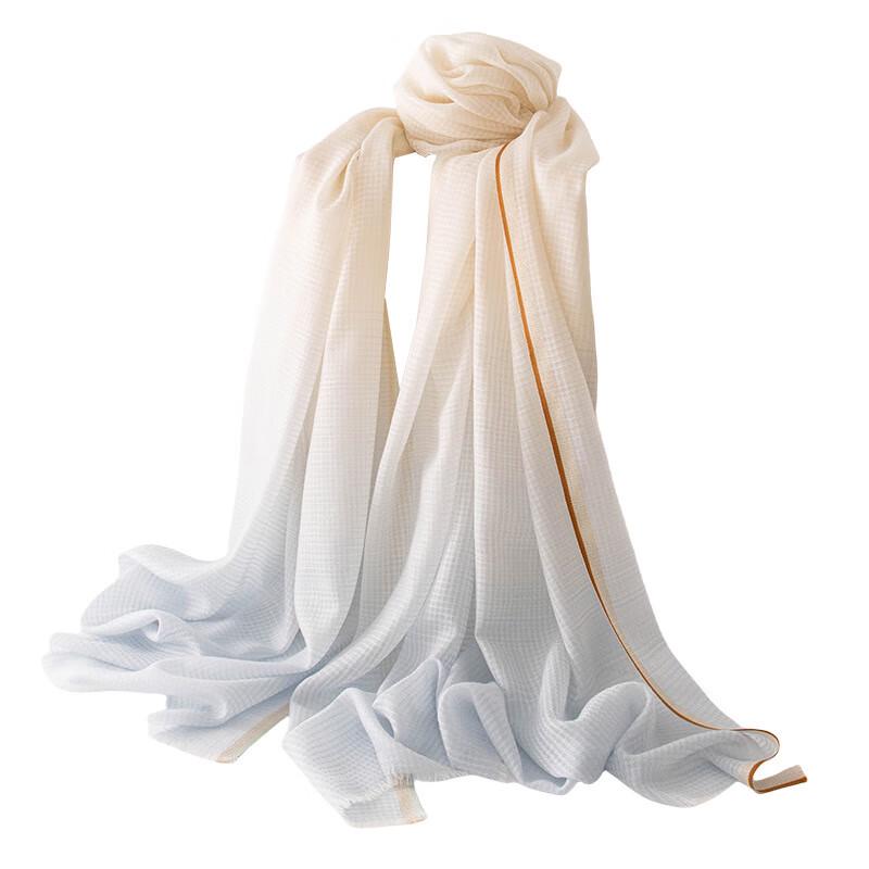 Miling Wool Jacquard Gradient Scarf 90x200cm