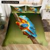 3D Frog Family King Queen Duvet Cover Little Tree Frog Bedding Set Tropical Nature Animal Quilt Cover Polyester Comforter Cover